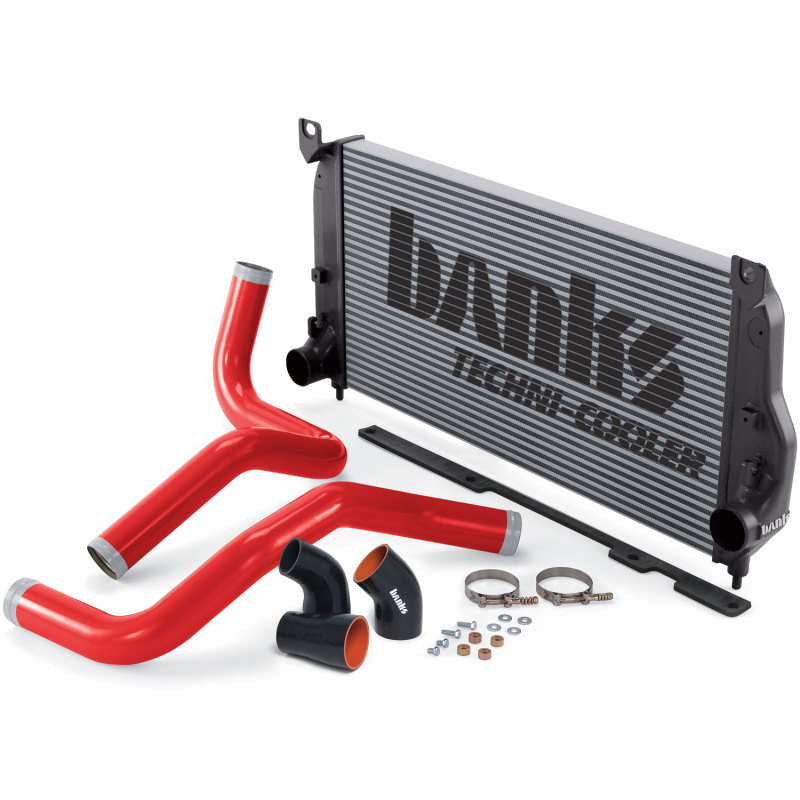 GMC 3500 Intercooler Kit - Banks Power - Techni-Cooler System - Red - 2001